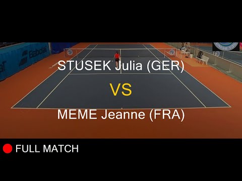 STUSEK Julia (GER) VS MEME Jeanne (FRA) - Open Super 12 Auray 2020