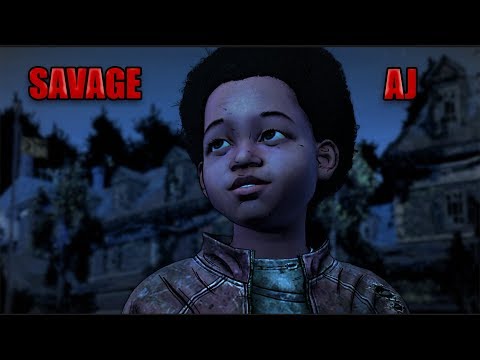 The Walking Dead Season 4 Episode 2 - AJ SWEARING LIKE A SAILOR