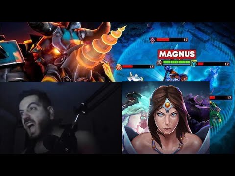 Ar1se Magnus Great Game Big Plays And Rps And Pog Mirana Dota 2 Highlights !!