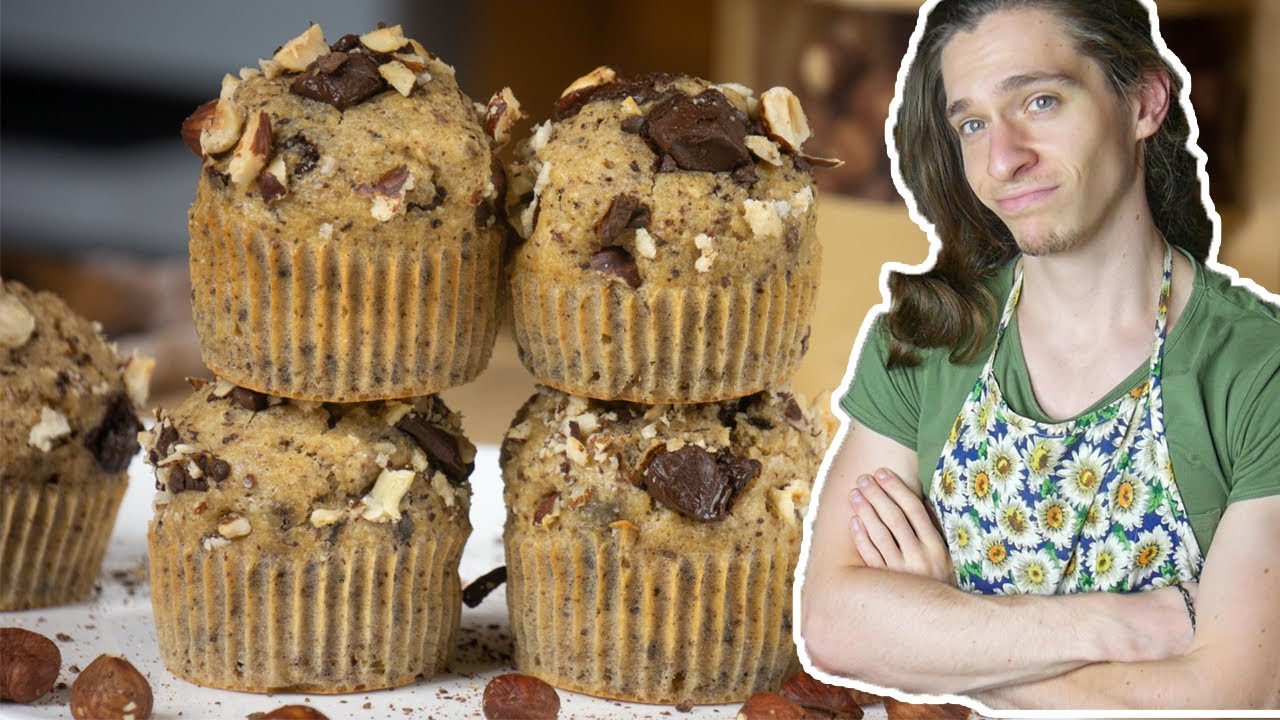 Muffins Noisettes & Pépites de Chocolat (Sans Sucres Ajoutés)
