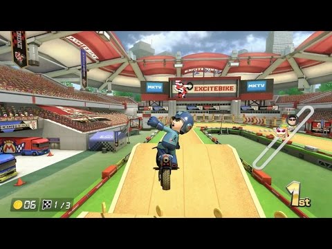 Mario Kart 8 Deluxe: Excitebike Arena [1080 HD]