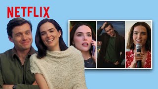 Zoey Deutch &amp; Nick Robinson React To Scenes From Voicemails For Isabelle | Netflix