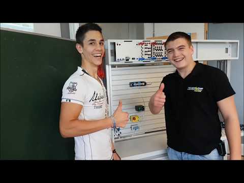 Schüler als Lehrer - Pneumatikanlage 3/2 Wegeventil