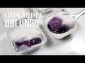 LUMPUR SURGA UBI UNGU // STEAMED PURPLE SWEET POTATO WITH COCONUT MILK LAYER LUMPUR SURGA UBI UNGU // STEAMED PURPLE SWEET POTATO WITH COCONUT MILK LAYER