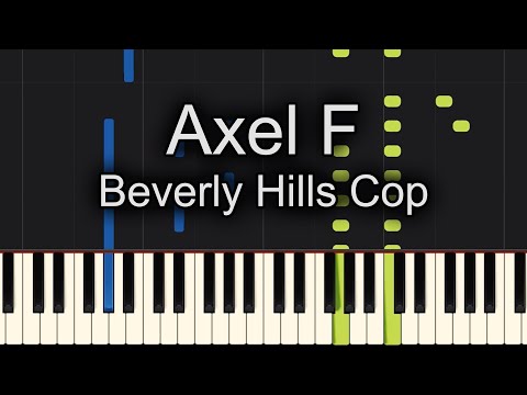 Axel F Beverly Hills Cop Piano Tutorial Synthesia