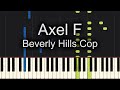 Axel F Beverly Hills Cop Piano Tutorial Synthesia