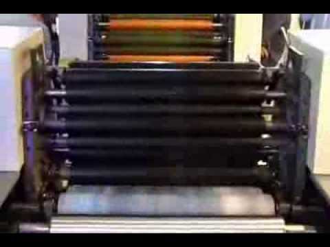 Two color non woven bag printing machine