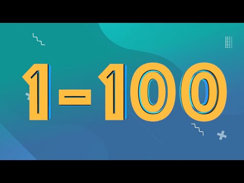 Învățăm să numărăm în 3D | Numere de la 1 pîna la 100 în limba română