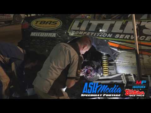 Modified Sedans: Murray Magic Heat Race Highlights Night 1 - Apr 2017 - Mildura Speedway