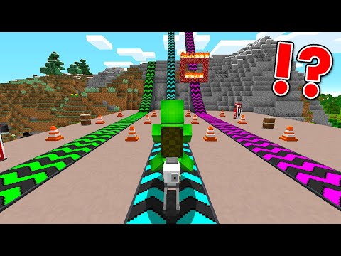 Maizen - The Mega Ramp Stunt Race in Minecraft
