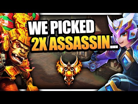 DOUBLE ASSASSIN DIVE INTO GM'S?! WHY?! - Ranked Joust - Smite