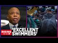 NYC's Mayor Adams Calls Migrants 'EXCELLENT Swimmers', Says They Should Fill Lifeguard Vacancies