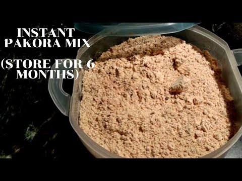 How to make Pakora mix (Save Pakora mix for 6 months) (Instant pakora mix) (64th Episode)