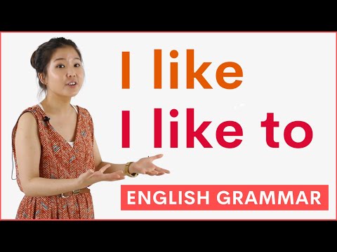 I like to | I don’t like to | Learn English Grammar with Esther