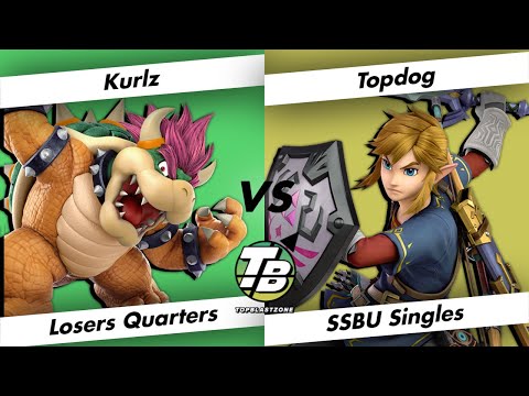 Top Blastzone 9 Losers Quarters - Kurlz (Bowser) Vs. Topdog (Link) - SSBU