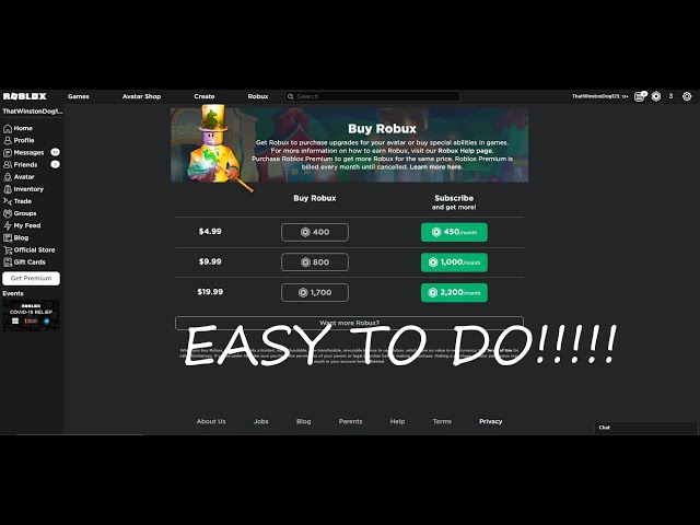 How To Get Free Robux Fast - 450 robux free