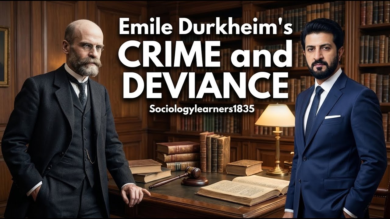 Durkheim Crime and Deviance explained | Emile Durkheim sociology of crime
