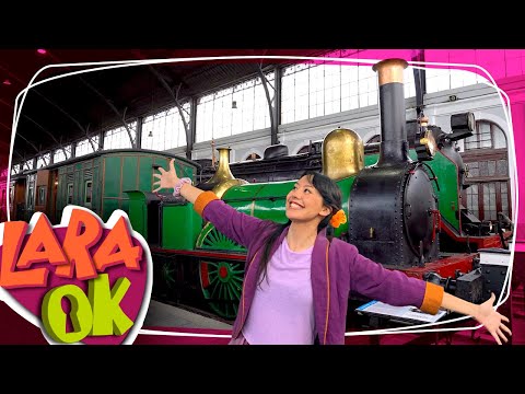 El Museo del Ferrocarril de Madrid | Aprende con LARA OK | Vídeos educativos para niños