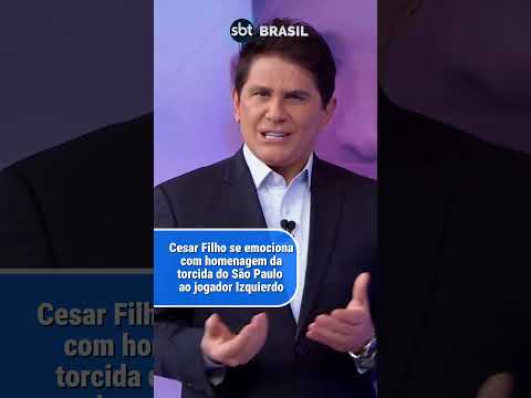 São Paulo presta homenagem a Juan Izquierdo e Cesar Filho se emociona | SBT Brasil (28/08/24)