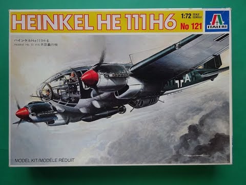 Built back in 2009: ITALERI No.121 (1/72nd Heinkel He 111H 6).