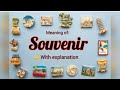 Learn advance vocabulary word souvenir with meaning |learnnig English