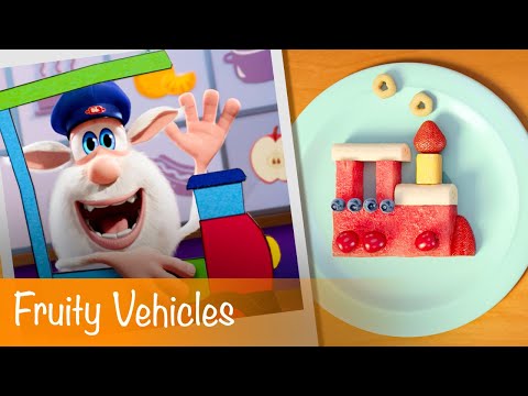 Booba - Food Puzzle: Fruity Vehicles - Episode 5 - Cartoon for kids