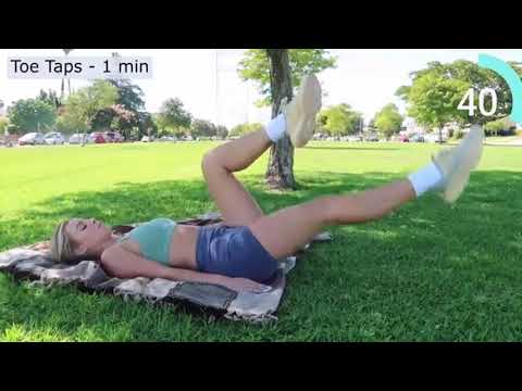Daisy Keech hourglass abs workout but with better music and timer