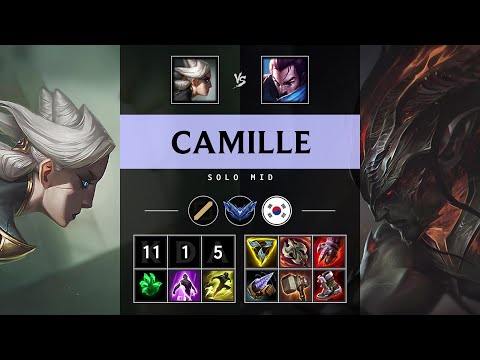 Camille Mid vs Yasuo - KR Diamond Patch 25.S1.3