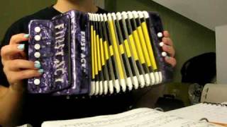 Tetris theme on toy accordion