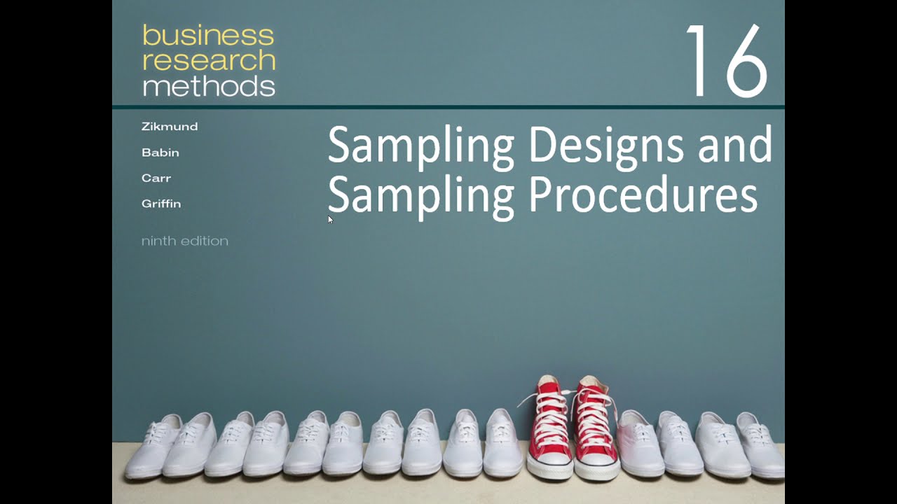 Business Research Methods Ch 16 Sampling Designs and Procedures