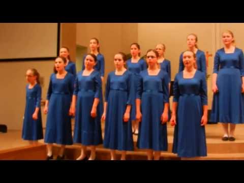 Concert Choir singing Hymn to Freedom