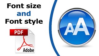 How to change font size in pdf using adobe acrobat pro dc