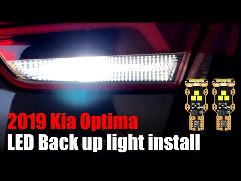 How to replace Backup lights on 2019 Kia Optima | LED Reverse Light Install Guide