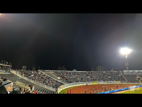 FK Partizan Belgrade - Feyenoord Rotterdam | Riots before game | 10.03.2022