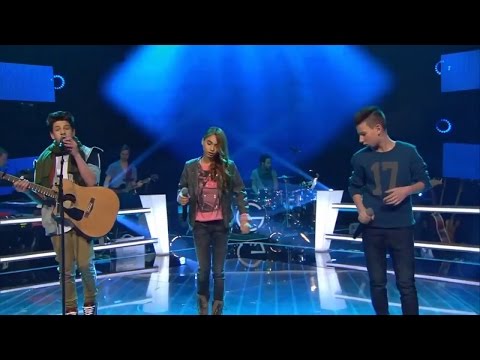The Voice Kids (Germany) 2015 Noah-Levi, Luna and Michele — «Crazy In Love» Battle