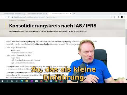 Blogbeitrag enger und weiter Konzernkreis - Praktikerkurs Konzernrechnungslegung nach IAS/IFRS