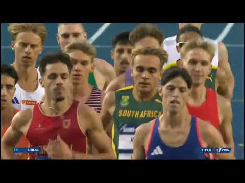 1500m Men's Final World University Games Summer - Rhine-Ruhr 2025 FISU