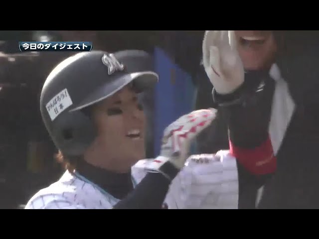 接戦を制し今季初のカード勝ち越し 2014/4/5 マリーンズ対ファイターズ