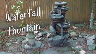 Waterfall Fountain💥Indoor/Outdoor- Stone LED lights 👈