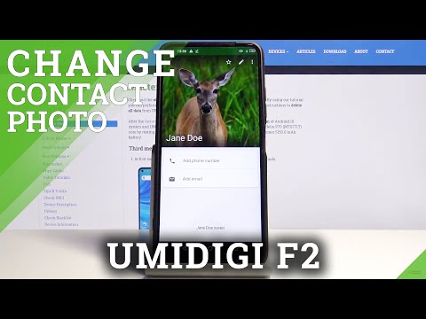 How to Customize Contacts in UMIDIGI F2 – Add Photo to Contact