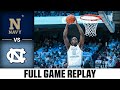 Navy Vs North Carolina Full Game Replay 2025 26 ACC Men S Basketball
