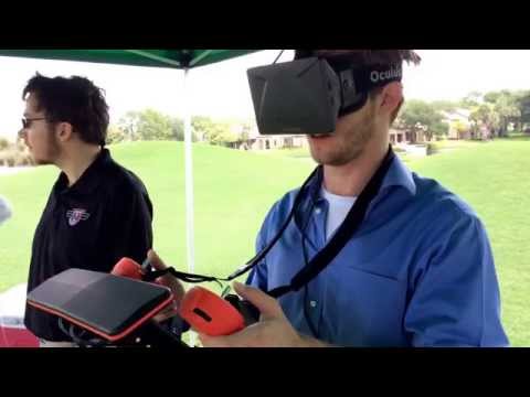 Flying Parrot Bebop Drone with Sky Controller & Oculus Rift
