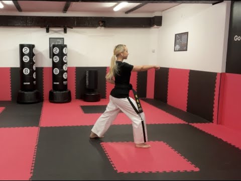 CHON JI TUL STEP BY STEP 1ST ITF TAEKWONDO PATTERN