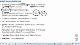 Eğitim Vadisi 11.Sınıf TDE 12.Föy Milli Edebiyat Dönemi Şiiri Konu Anlatım Videoları