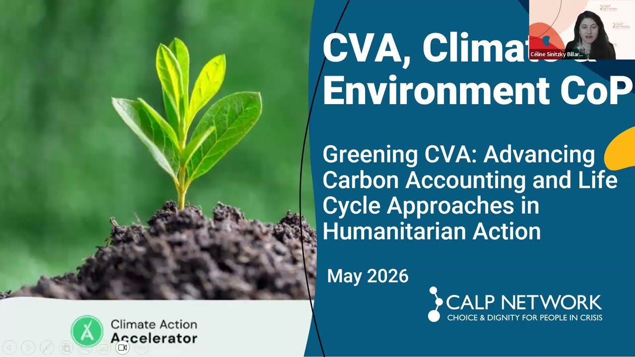 CVA, Climate & Environment | Asia Pacific CoP Session (May 2026)