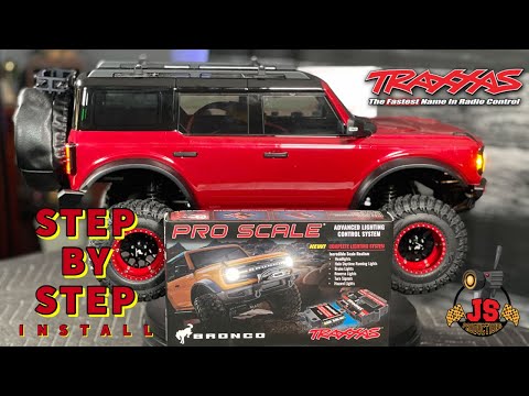 Traxxas '21 Ford Bronco Pro Scale LED Light Kit Install