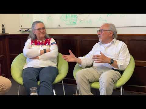 Xenia de la Ossa and Philip Candelas in conversation with SMRI Director Geordie Williamson