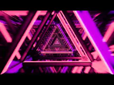 [4K] Reverse Neon Triangle Tunnel Loop - DJ Visuals