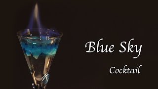 Beautiful Cocktail: How to make Blue Sky Cocktail | Cafe Yooky