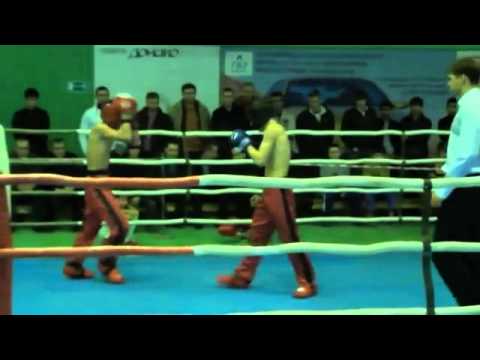 Артём Жигайлов. Победа на соревнованиях по кикбоксингу в разделе фулл-контакт (видеоархив)